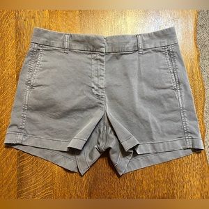 J. Crew 4" Stretch Chino Short Grey Size 8 h5806